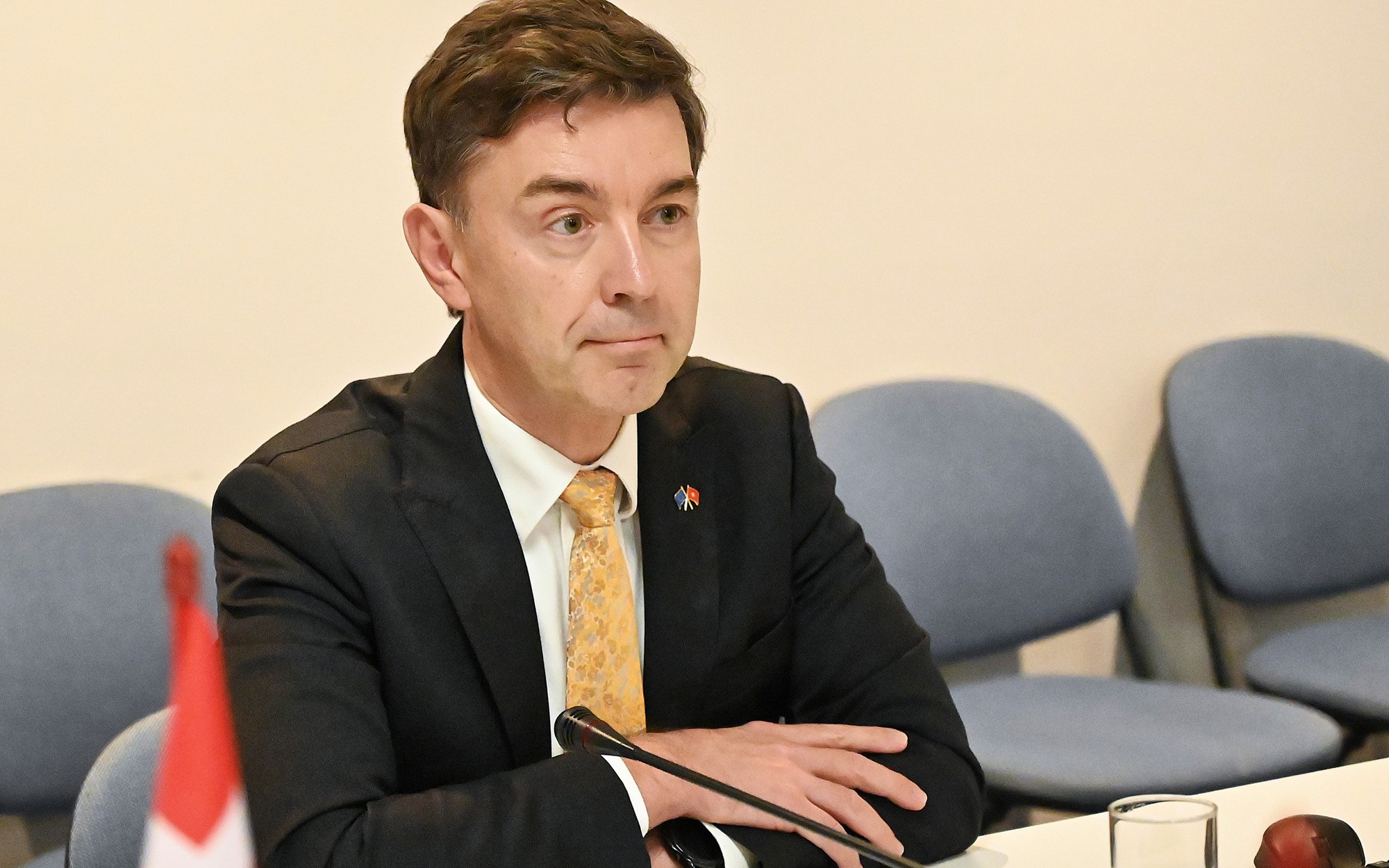 Chủ tịch nước Lương Cường chủ tr&igrave; lễ đ&oacute;n ch&iacute;nh thức Chủ tịch Hội đồng ch&acirc;u &Acirc;u - Ảnh 2.