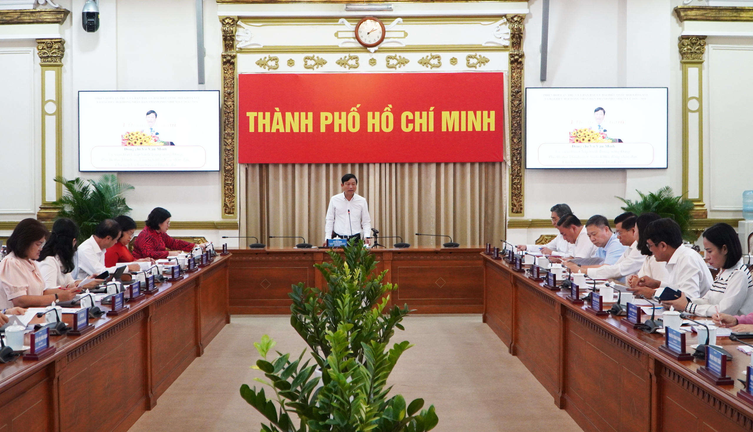 Ủy ban bầu cử TP HCM tổ chức phiên họp lần thứ V - Ảnh 1.