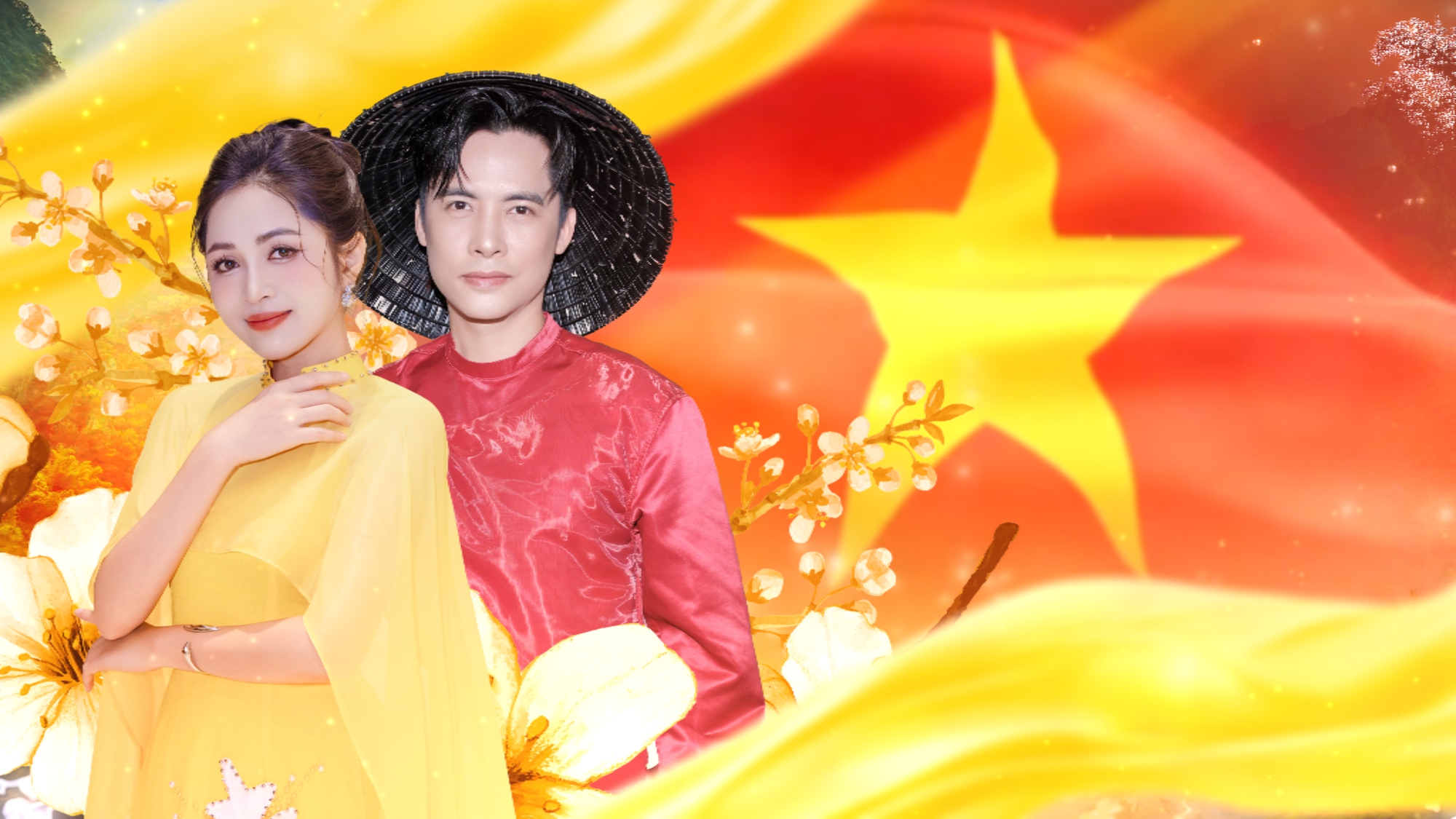 Minh Sang, Nguyễn Duyên Quỳnh song kiếm hợp bích trong MV "Việt Nam Mùa Xuân Mới" - Ảnh 1.