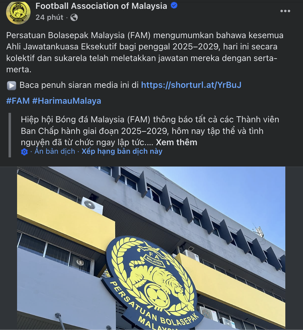 Toàn bộ Ban Chấp hành FAM nhiệm kỳ 2025-2029 từ chức - Ảnh 1.