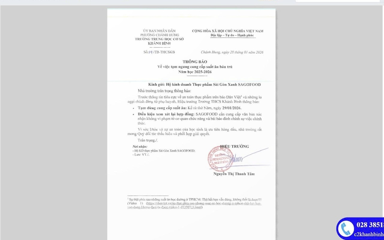 TPHCM: Y&ecirc;u cầu trường học to&agrave;n th&agrave;nh r&agrave; so&aacute;t đơn vị cung cấp suất ăn b&aacute;n tr&uacute;, b&aacute;o c&aacute;o trước 2-2 - Ảnh 2.