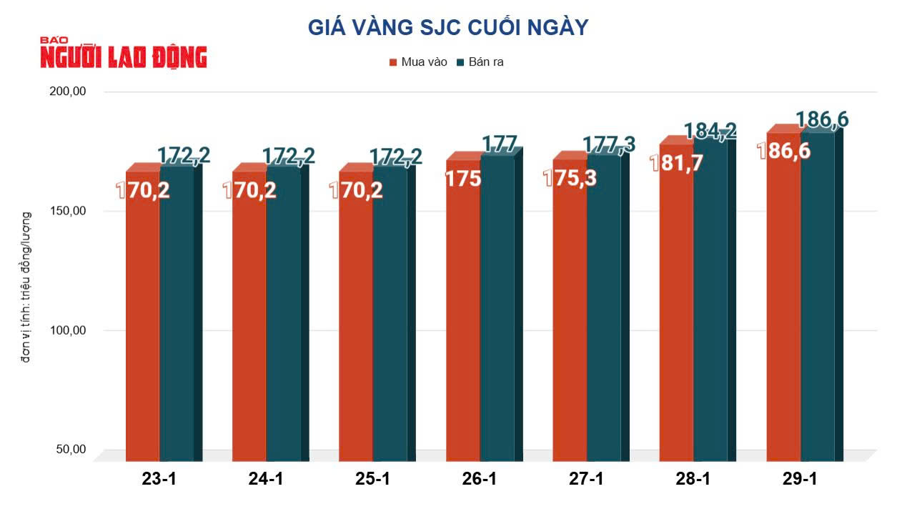 Giá vàng hôm nay 30-1: Giá vàng thế giới biến động gần 500 USD - Ảnh 2.