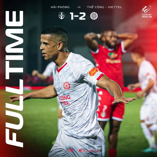 Lucao lập c&uacute; đ&uacute;p gi&uacute;p Thể C&ocirc;ng Viettel thắng đẹp Hải Ph&ograve;ng - Ảnh 2.
