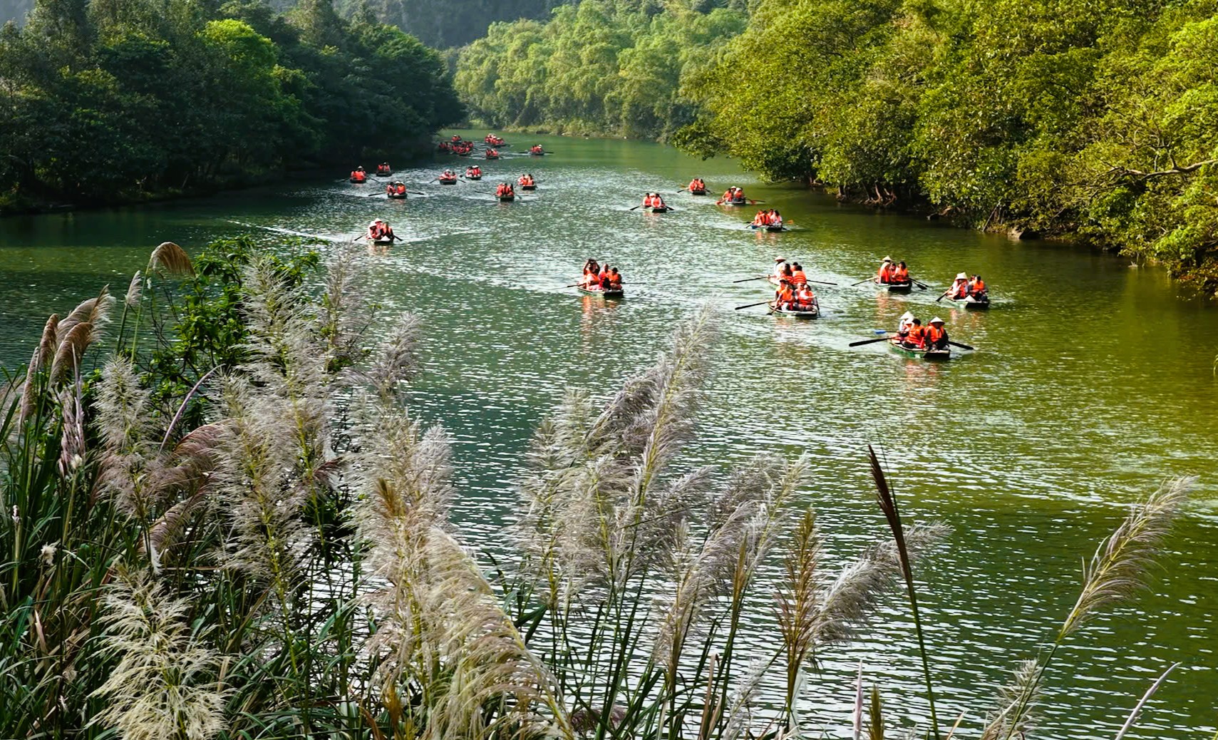 Ninh Bình "bội thu" khách du lịch trong 4 ngày nghỉ Tết Dương lịch 2026 - Ảnh 1.