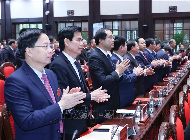 Hình ảnh Tổng Bí thư Tô Lâm dự Lễ kỷ niệm 60 năm Ngày truyền thống ngành Nội chính Đảng  - Ảnh 11.