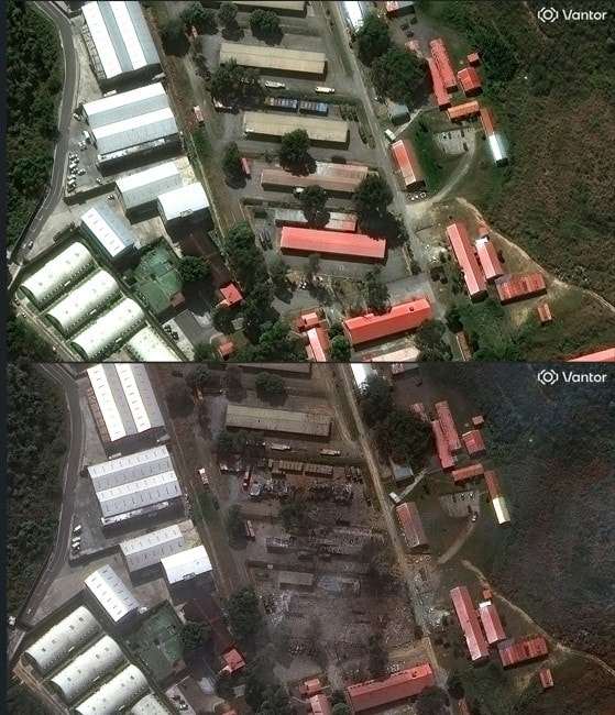 Ảnh vệ tinh hé lộ thiệt hại tại căn cứ quân sự nơi Tổng thống Venezuela bị bắt - Ảnh 3. Ảnh vệ tinh hé lộ thiệt hại tại căn cứ quân sự nơi Tổng thống Venezuela bị bắt - Ảnh 3.