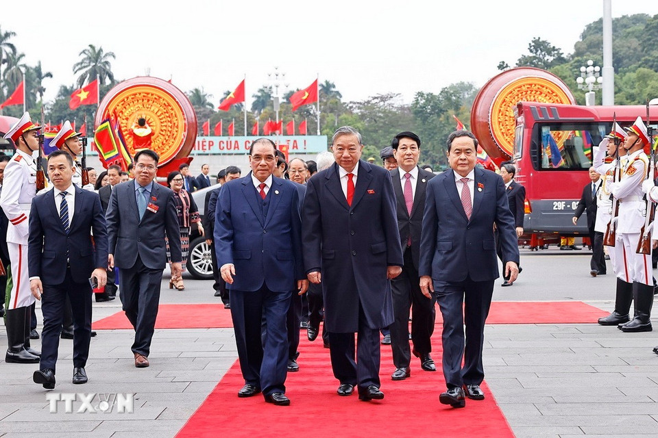Tổng Bí thư Tô Lâm dự Lễ kỷ niệm 80 năm Ngày Tổng tuyển cử đầu tiên bầu Quốc hội Việt Nam - Ảnh 1.