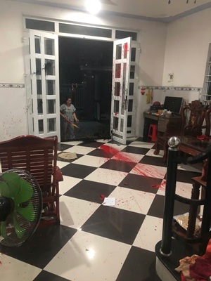 Đồng Th&aacute;p bắt nh&oacute;m đối tượng Ninh B&igrave;nh manh động đ&ograve;i nợ bằng chất bẩn - Ảnh 2.