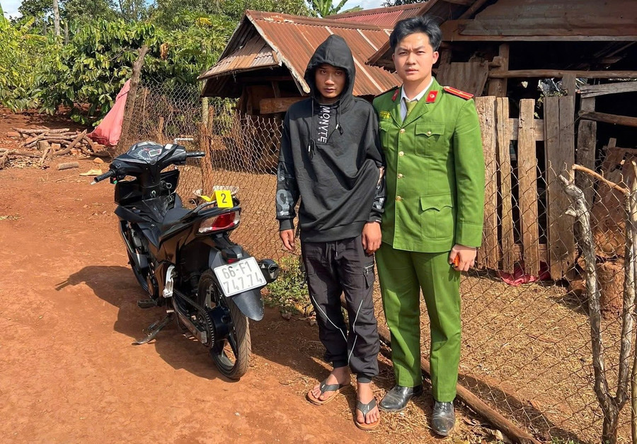 Công an Gia Lai bắt đối tượng cướp tài sản của một thiếu nữ - Ảnh 1.