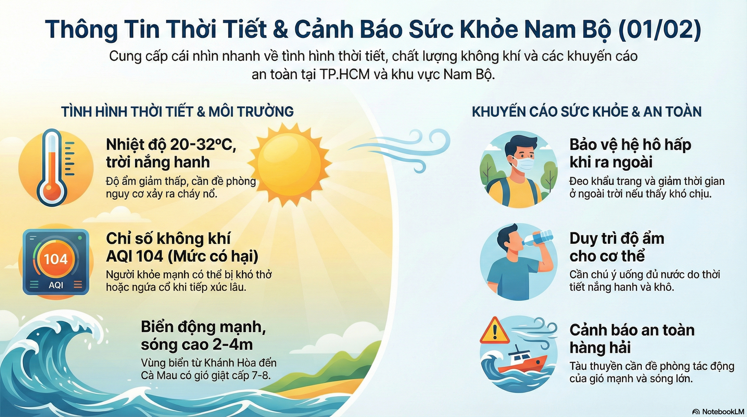 Dự báo thời tiết hôm nay, 1-2: TPHCM và Nam Bộ hanh khô, se lạnh - Ảnh 2.
