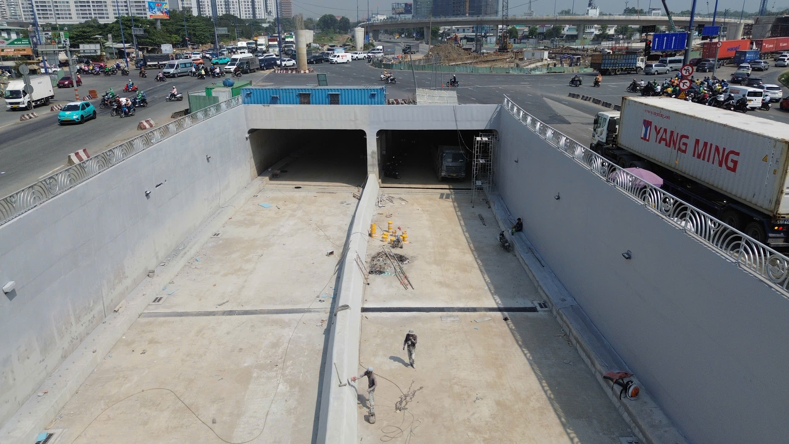 Ng&agrave;y mai th&ocirc;ng xe hầm chui HC1-02 tại An Ph&uacute; - Ảnh 2.