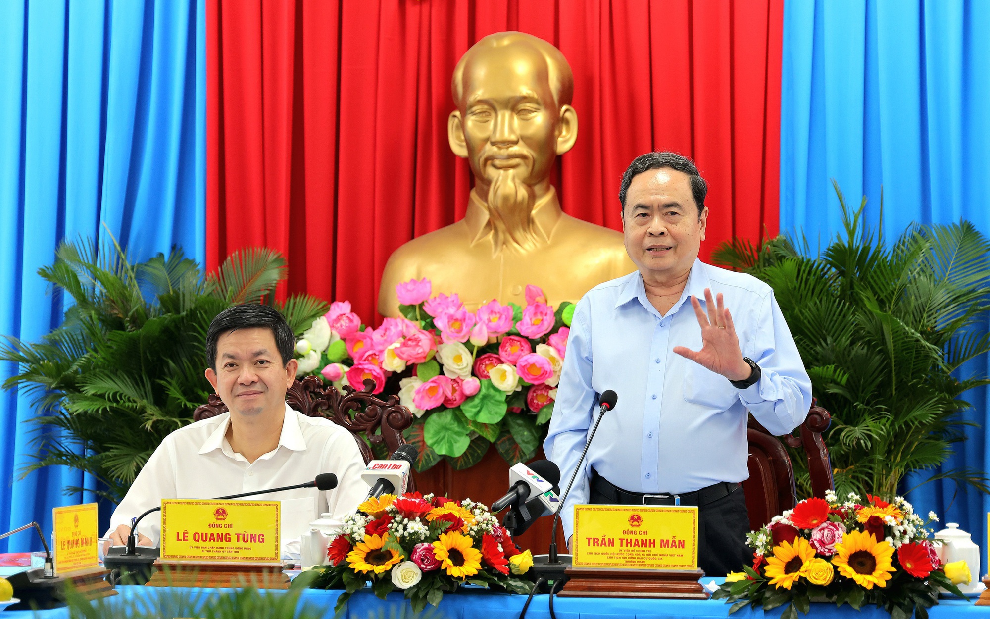 Đại tướng Lương Tam Quang kiểm tra c&ocirc;ng t&aacute;c bầu cử tại Đ&agrave; Nẵng năm 2026 - Ảnh 3.