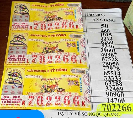 Xổ số miền Nam 2026: Người trúng độc đắc lộ diện chiều 13 - 2 - Ảnh 1. Xổ số miền Nam 2026: Người trúng độc đắc lộ diện chiều 13 - 2 - Ảnh 1.