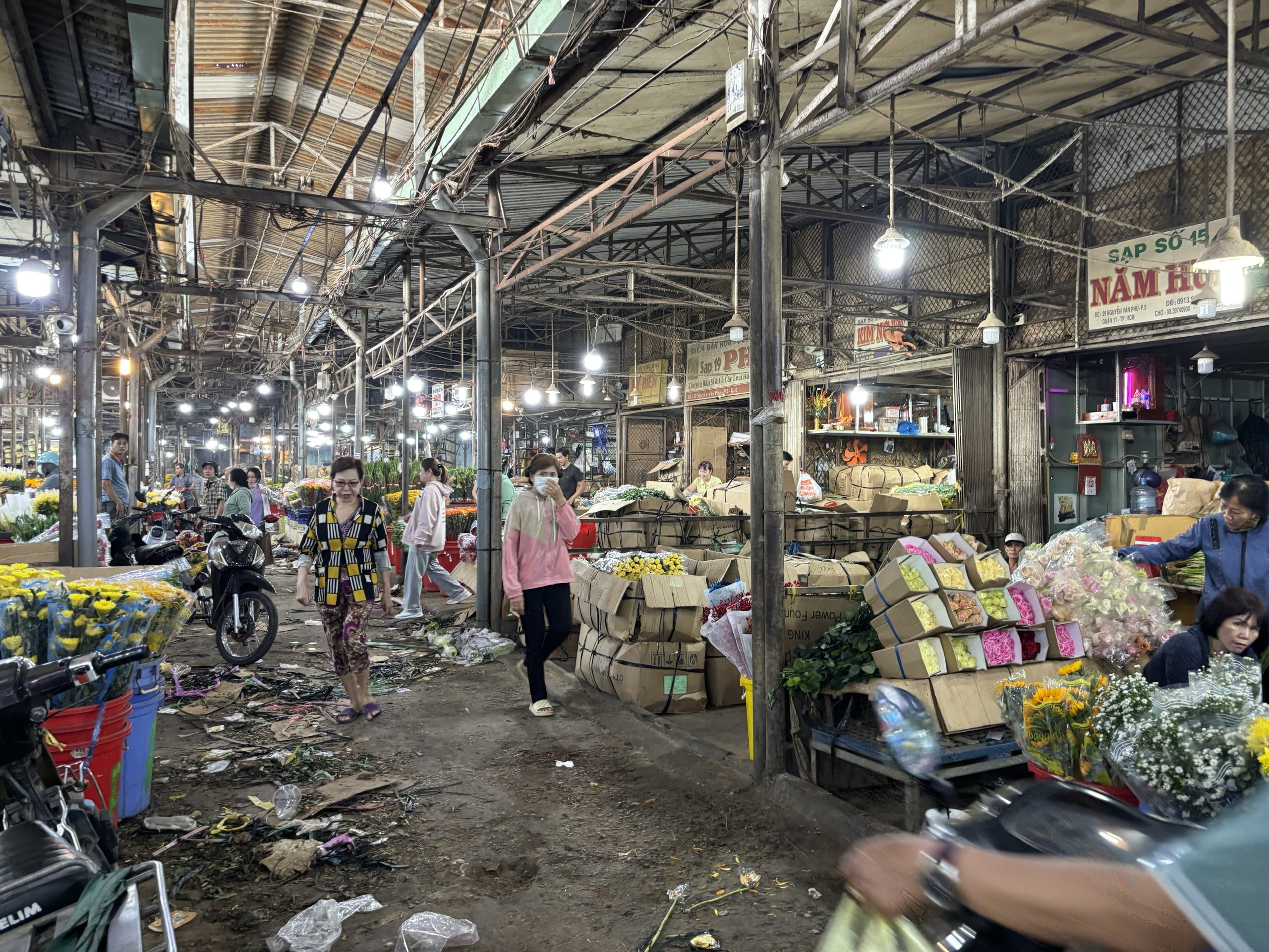 Thị trường hoa Tết 2026: Giá cả và xu hướng mua sắm tại chợ đầu mối - Ảnh 2.