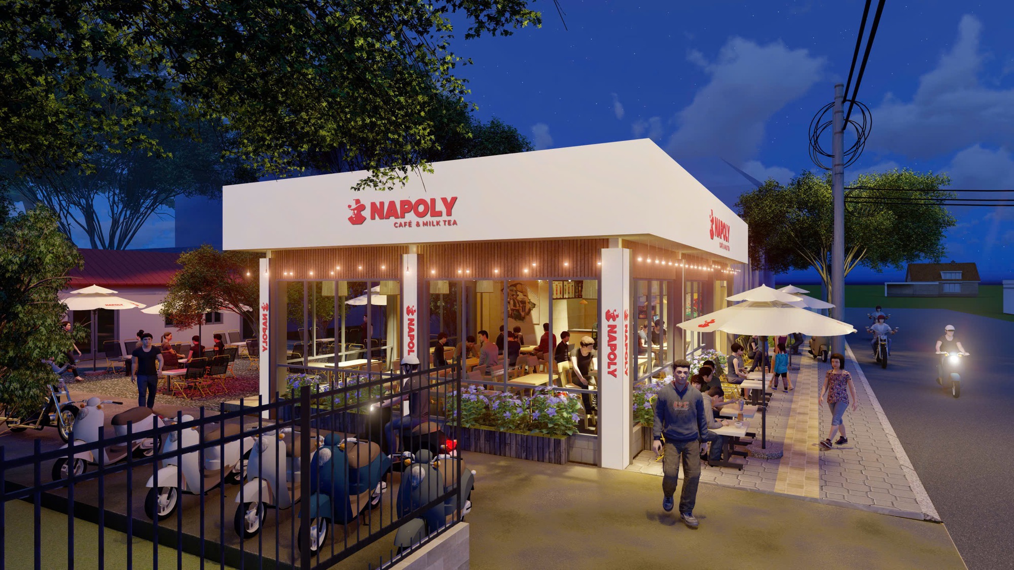 Napoly Coffee khai trương quán cà phê nhượng quyền đầu tiên tại Campuchia - Ảnh 1.