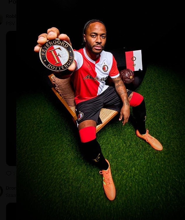 Sterling được ch&agrave;o đ&oacute;n như &ldquo;ho&agrave;ng tử&rdquo; tại H&agrave; Lan - Ảnh 1.