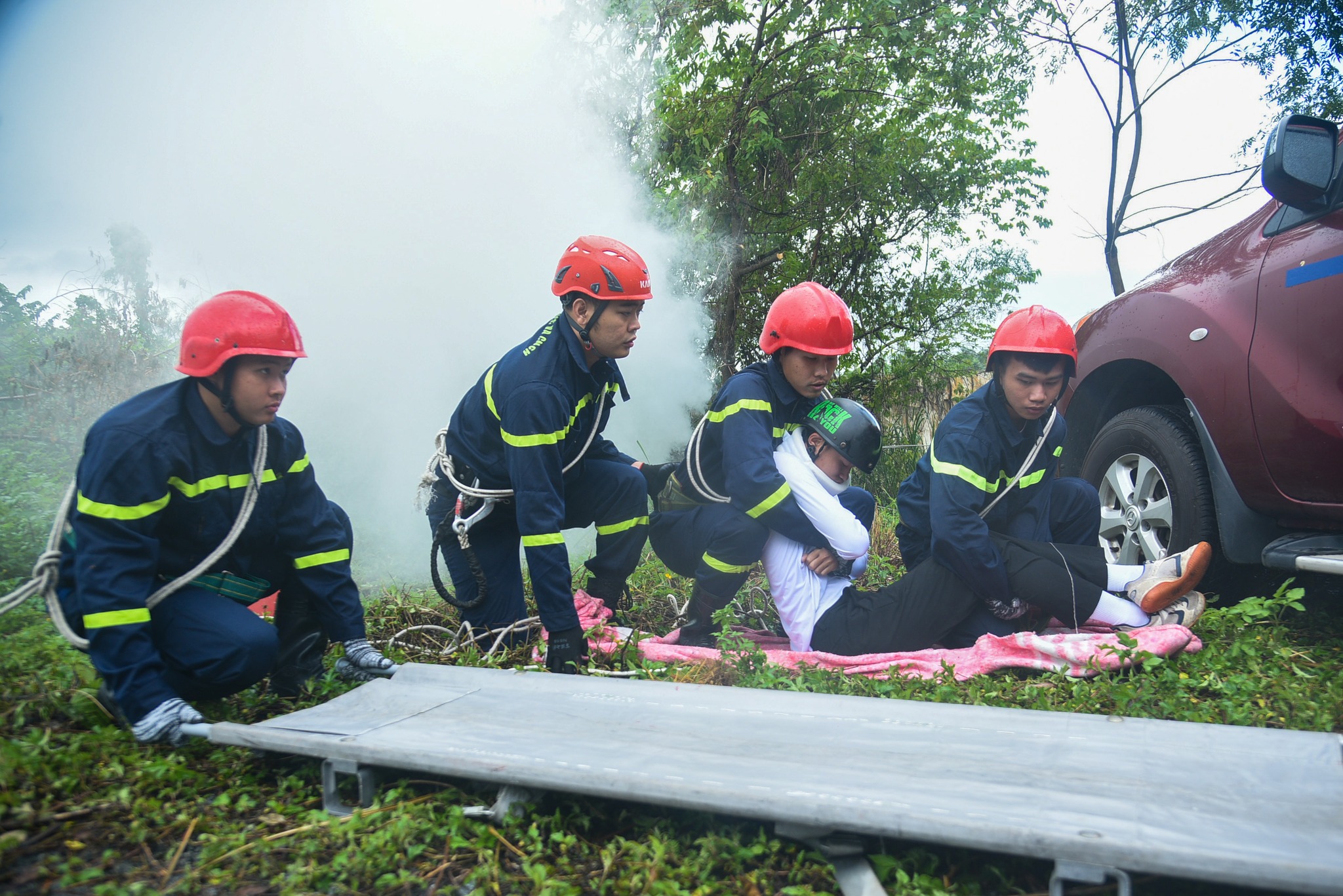 Những &ldquo;người sắt&rdquo; của Tổ PCCC&CNCH đặc biệt tinh nhuệ ở Đ&agrave; Nẵng - Ảnh 6.