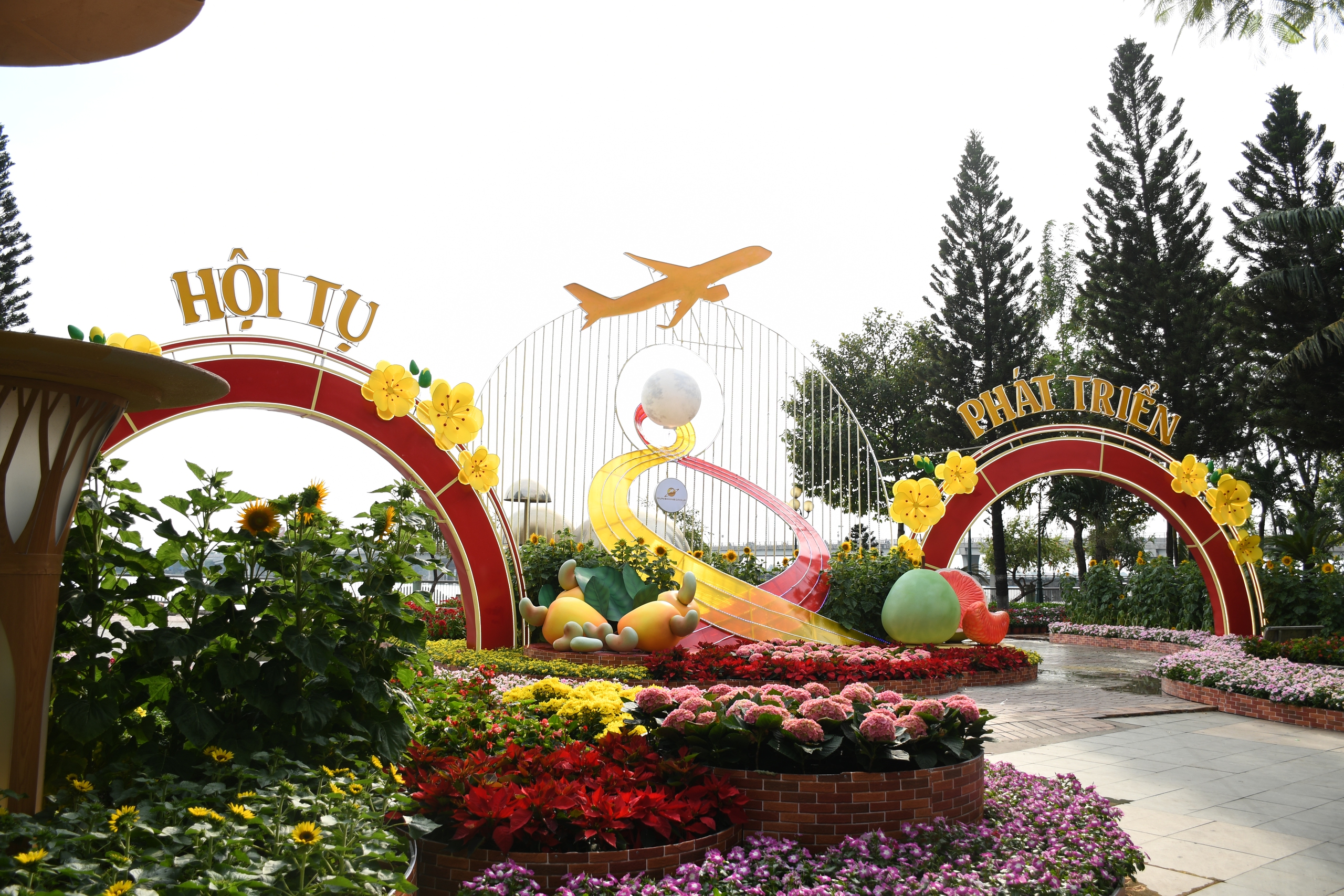 Cận cảnh đường hoa ven s&ocirc;ng Đồng Nai 'vạn người m&ecirc;' - Ảnh 7.