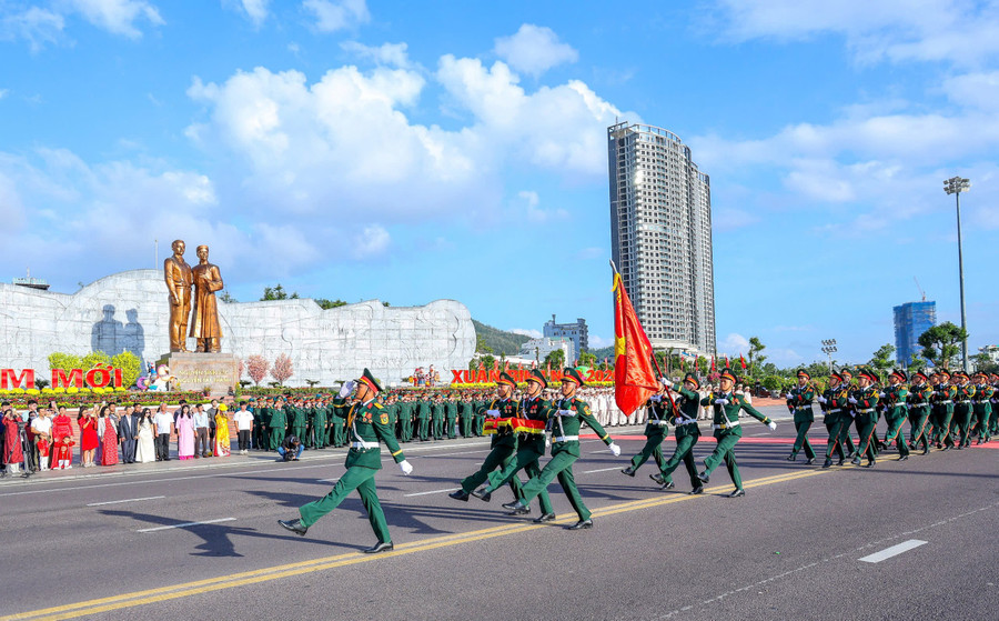 Gia Lai lần đầu tổ chức lễ thượng cờ sáng mùng 1 Tết - Ảnh 3.