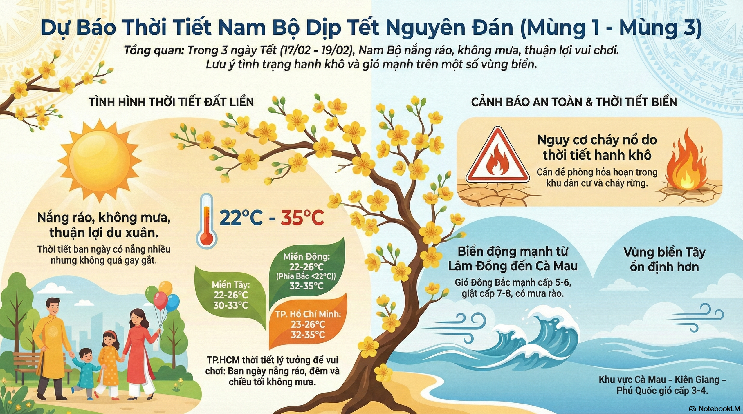 Dự báo thời tiết ba ngày Tết ở TPHCM và Nam Bộ - Ảnh 4.