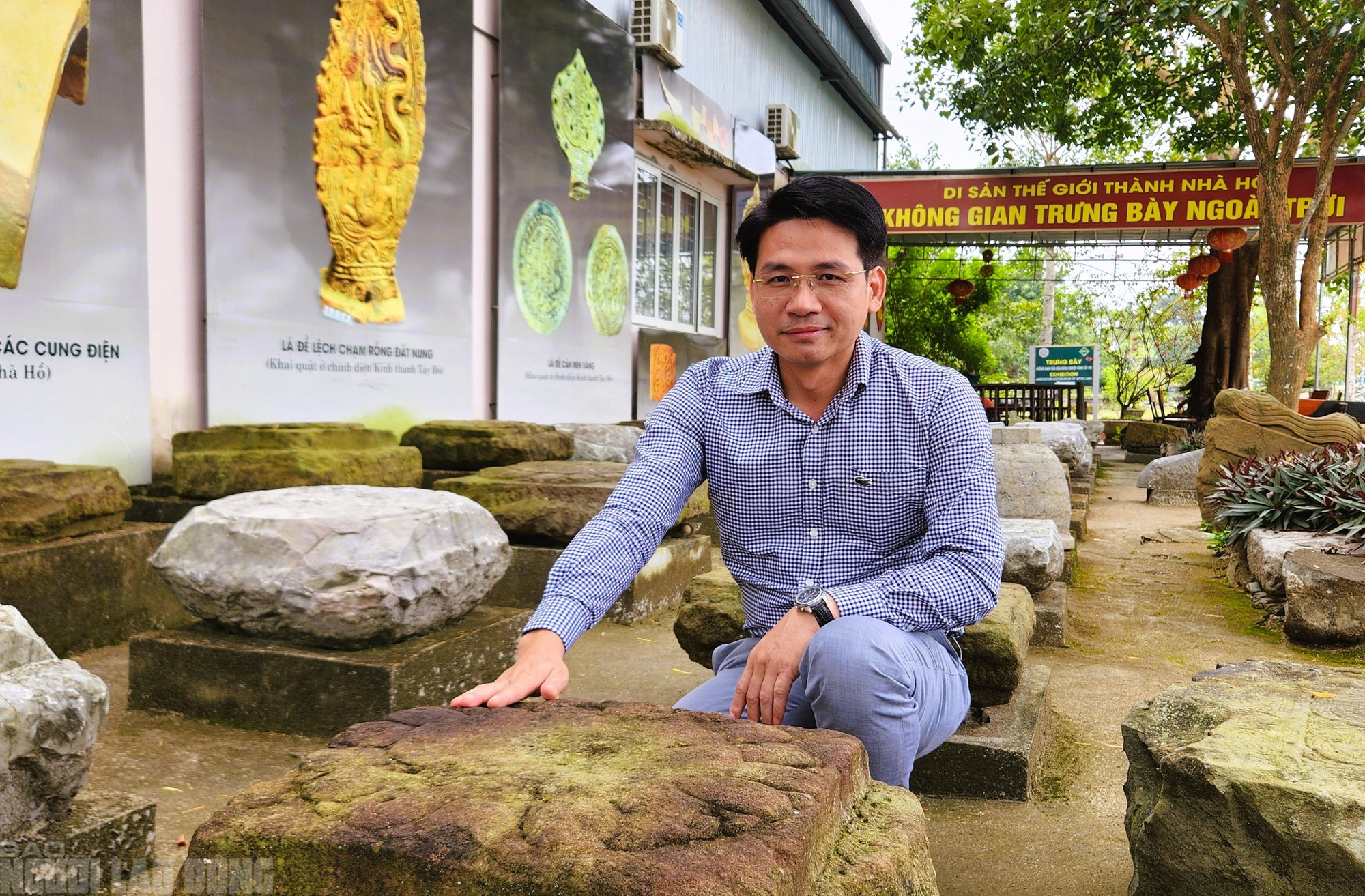 Kỳ b&iacute; những ch&acirc;n tảng đ&aacute; hơn 600 năm ở Th&agrave;nh nh&agrave; Hồ - Ảnh 2.