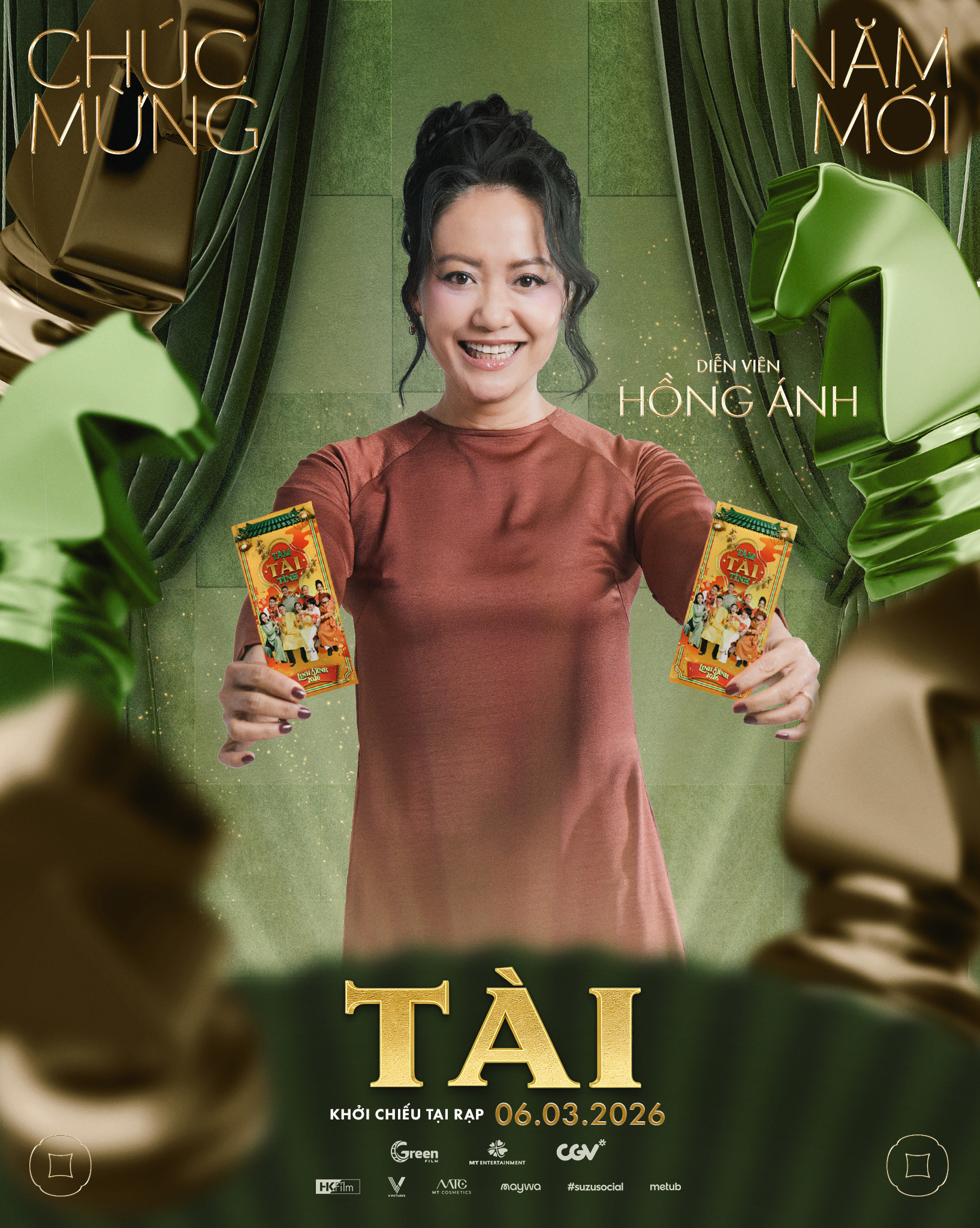 Mỹ Tâm, Mai Tài Phến, Hồng Ánh… xúng xính áo dài chúc Tết! - Ảnh 3.