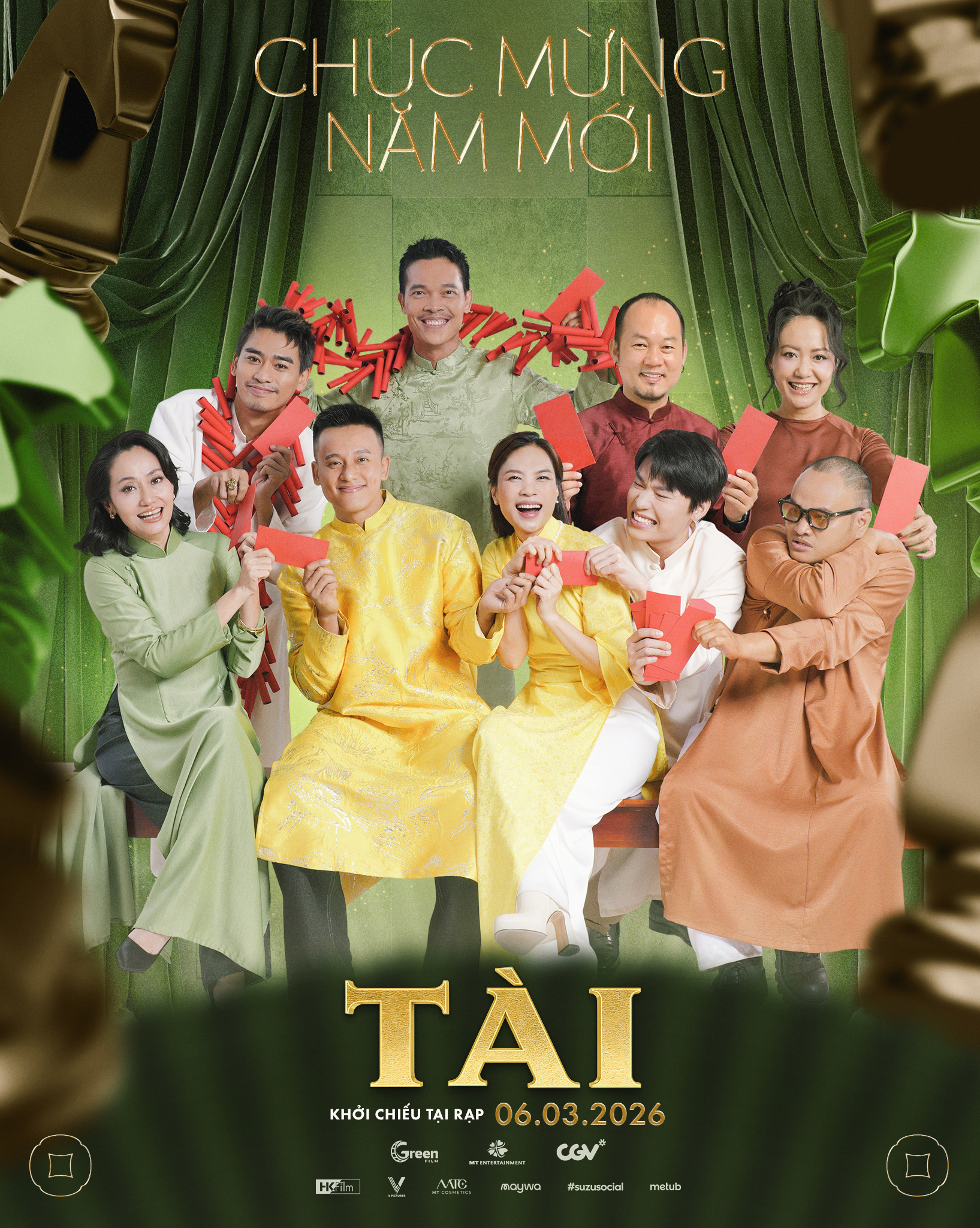 Mỹ Tâm, Mai Tài Phến, Hồng Ánh… xúng xính áo dài chúc Tết! - Ảnh 10.