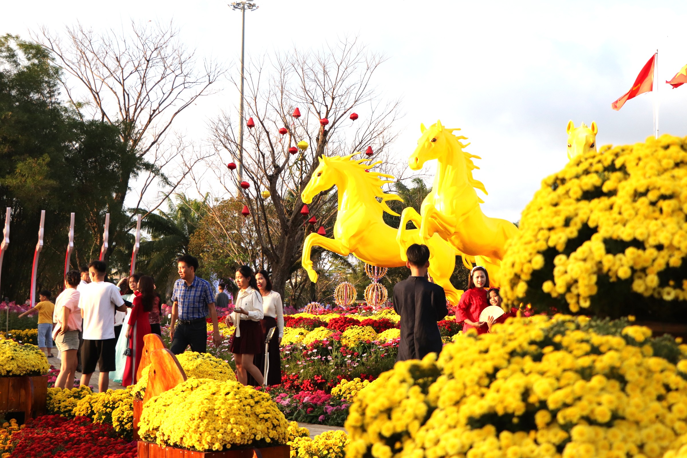 Rực rỡ sắc xuân trên vùng đất phía Nam Đà Nẵng - Ảnh 5. Rực rỡ sắc xuân trên vùng đất phía Nam Đà Nẵng - Ảnh 5.
