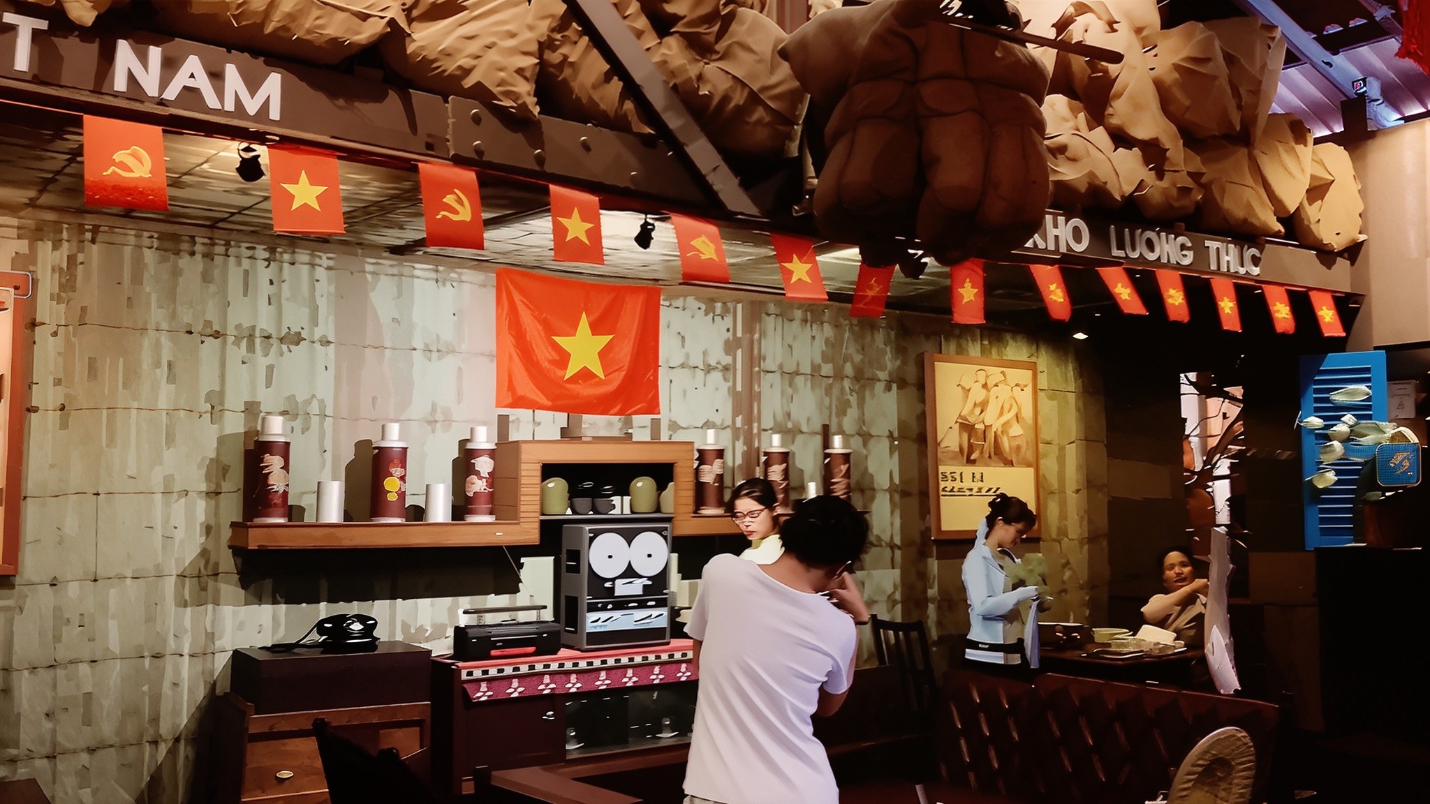 Giới trẻ check-in Tết giữa "kh&ocirc;ng gian ho&agrave;i niệm" - Ảnh 2.