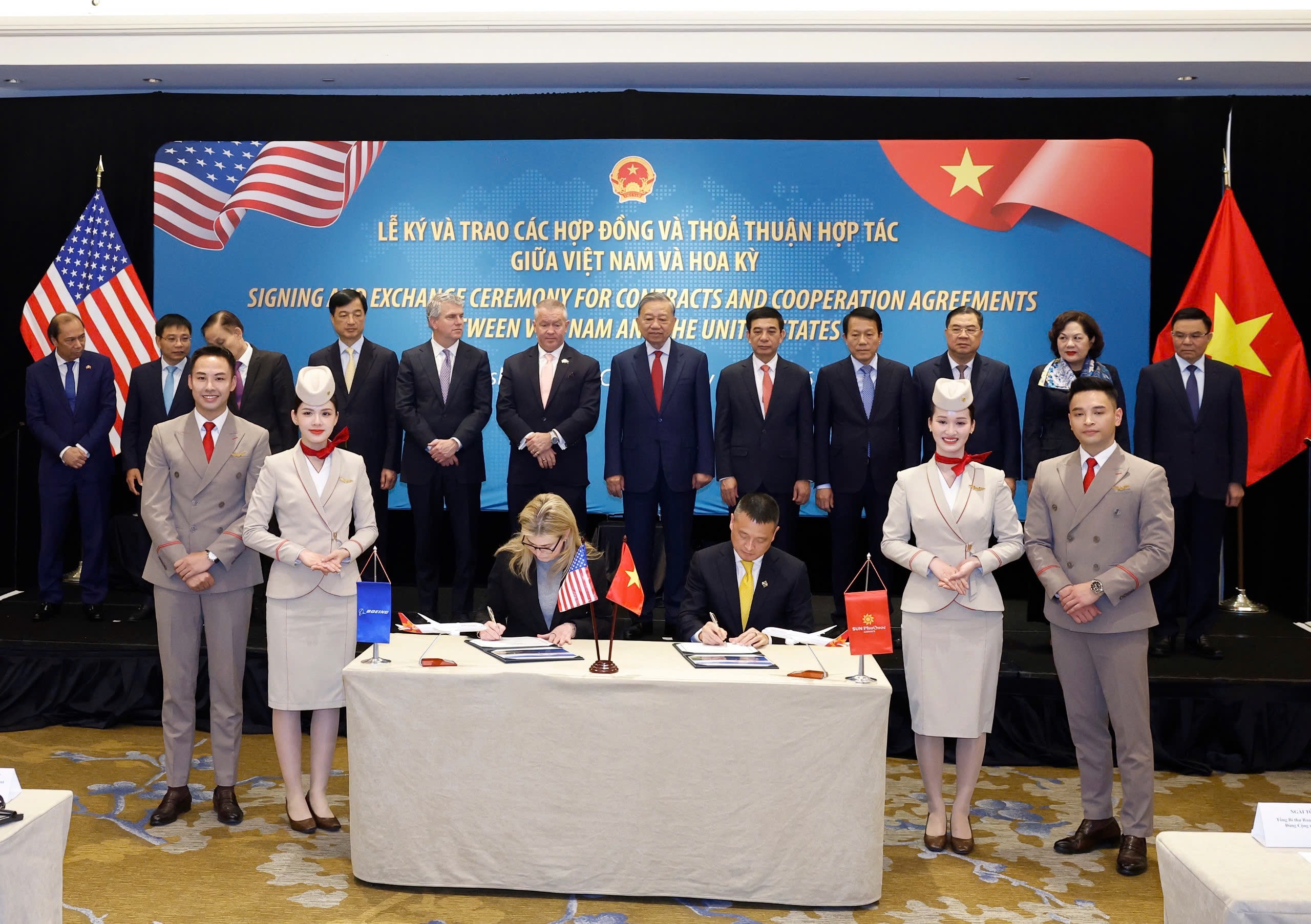 Sun PhuQuoc Airways v&agrave; Boeing k&yacute; thỏa thuận mua 40 "si&ecirc;u m&aacute;y bay" Boeing 787-9 Dreamliner - Ảnh 2.