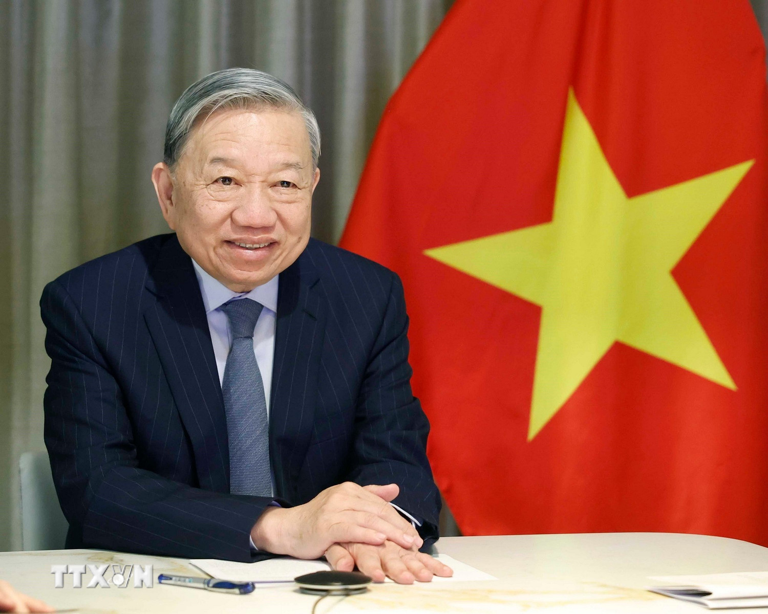 Tổng B&iacute; thư T&ocirc; L&acirc;m điện đ&agrave;m với c&aacute;c Nghị sĩ Mỹ - Ảnh 2.