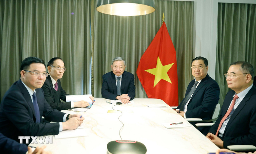 Tổng B&iacute; thư T&ocirc; L&acirc;m điện đ&agrave;m với c&aacute;c Nghị sĩ Mỹ - Ảnh 1.