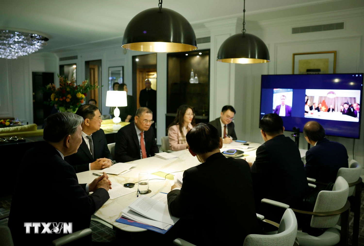 Tổng B&iacute; thư T&ocirc; L&acirc;m điện đ&agrave;m với c&aacute;c Nghị sĩ Mỹ - Ảnh 3.