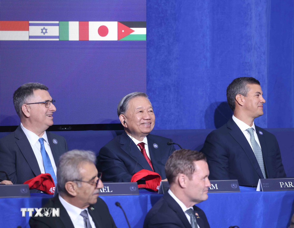 Tổng B&iacute; thư T&ocirc; L&acirc;m dự Phi&ecirc;n khai mạc Hội đồng Ho&agrave; b&igrave;nh về Gaza - Ảnh 3.