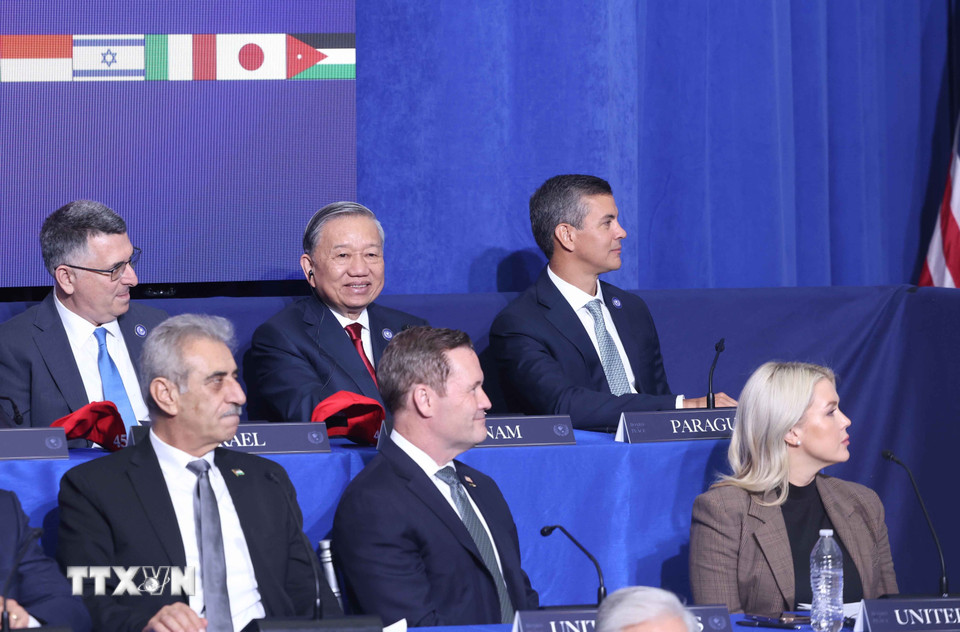 Tổng B&iacute; thư T&ocirc; L&acirc;m dự Phi&ecirc;n khai mạc Hội đồng Ho&agrave; b&igrave;nh về Gaza - Ảnh 4.