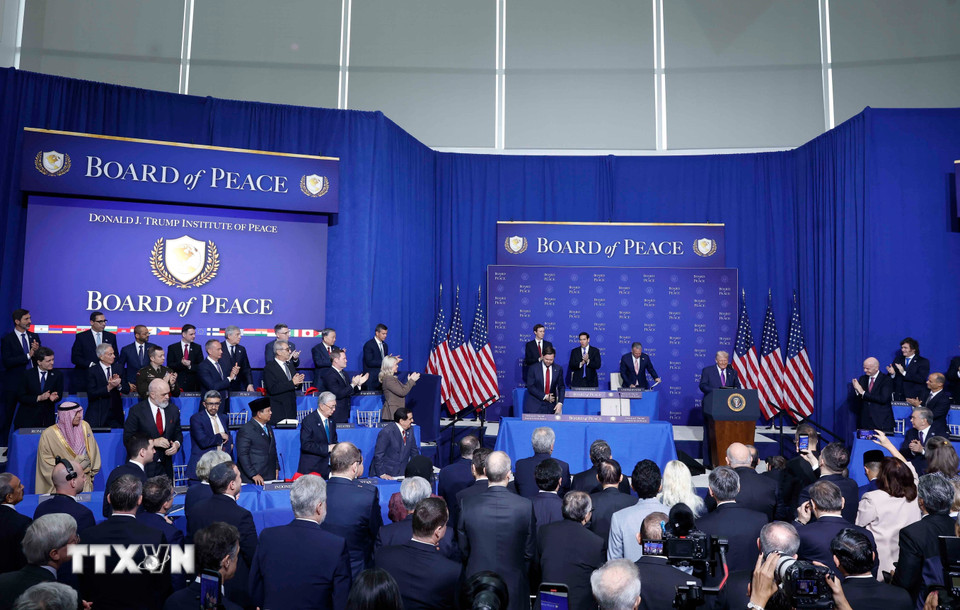 Tổng B&iacute; thư T&ocirc; L&acirc;m dự Phi&ecirc;n khai mạc Hội đồng Ho&agrave; b&igrave;nh về Gaza - Ảnh 8.