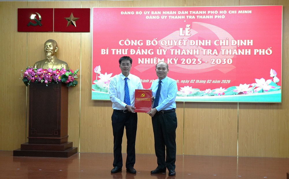 Đảng ủy Thanh tra TPHCM có tân Bí thư  - Ảnh 1.