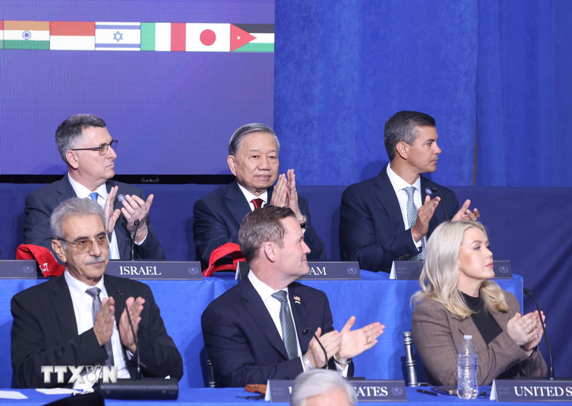 Tổng thống Donald Trump đánh giá cao việc Tổng Bí thư Tô Lâm tham dự Hội nghị Hòa bình về Dải Gaza - Ảnh 1.