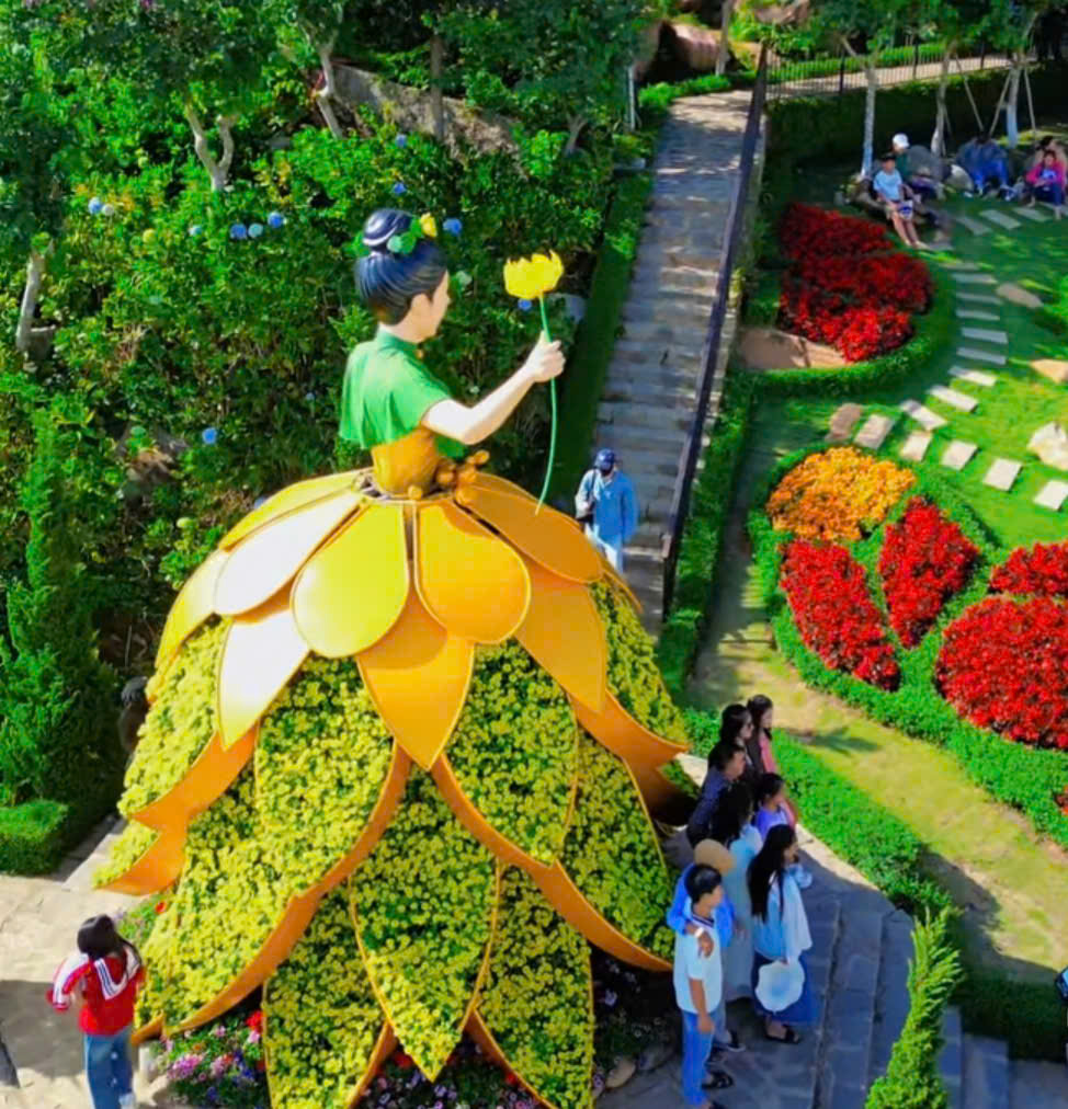  N&uacute;i B&agrave; Đen đ&oacute;n lượng kh&aacute;ch "khủng" trong 6 ng&agrave;y Tết - Ảnh 10.