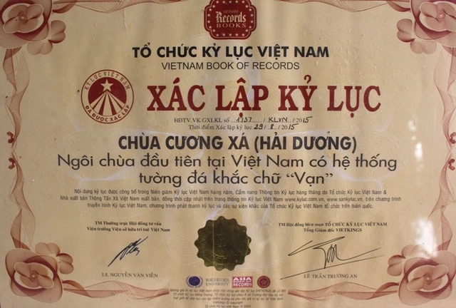 Ch&ugrave;a Cương X&aacute; - ng&ocirc;i ch&ugrave;a nhiều chữ Vạn nhất Việt Nam - Ảnh 5.