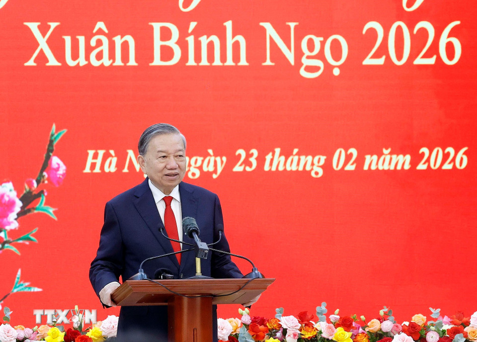 Tổng Bí thư Tô Lâm: Bắt tay ngay vào công việc, bảo đảm sự liên tục, thông suốt - Ảnh 2.