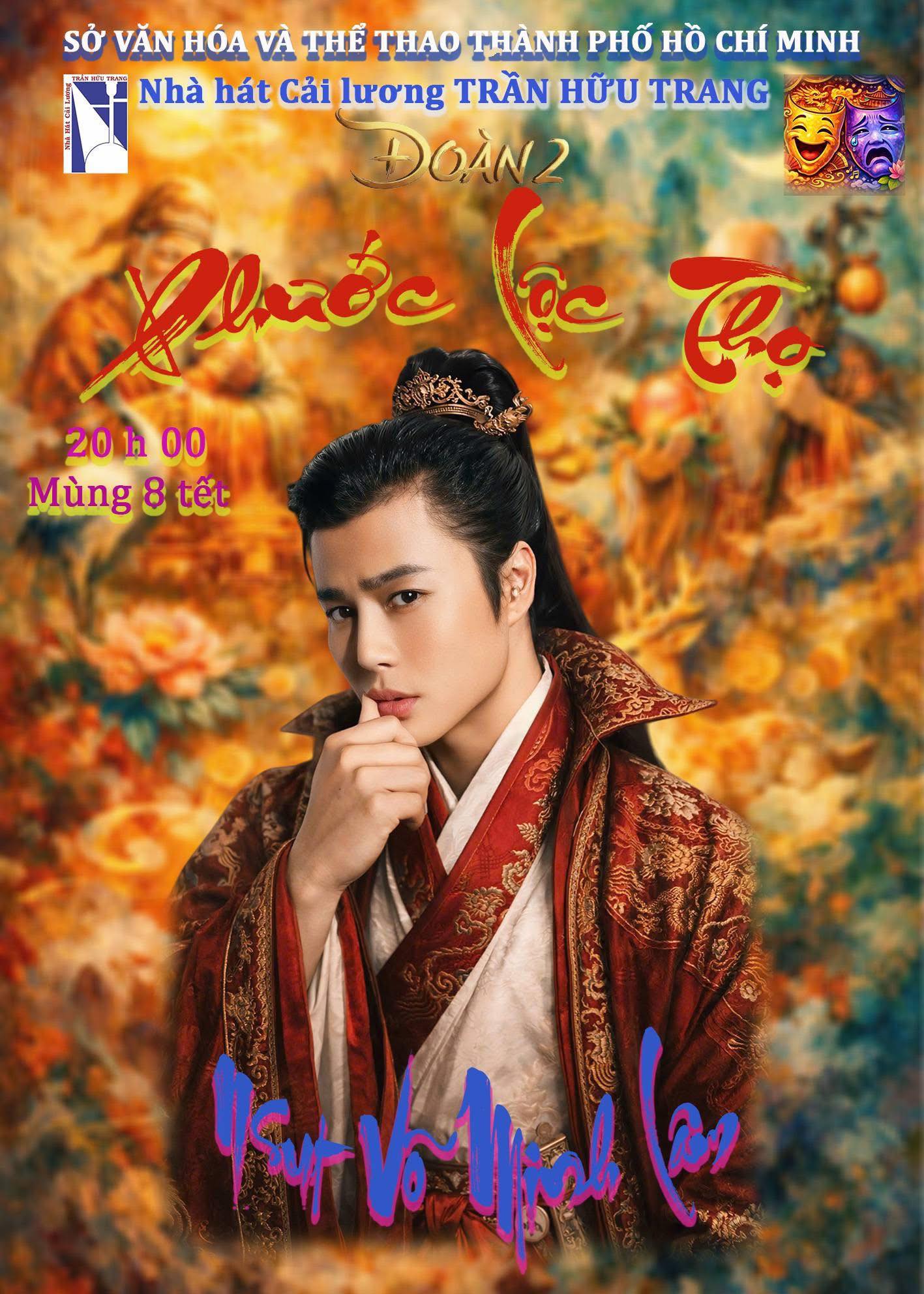 "Phước Lộc Thọ" – tiếng cười khai xuân trên sân khấu cải lương Trần Hữu Trang - Ảnh 2.