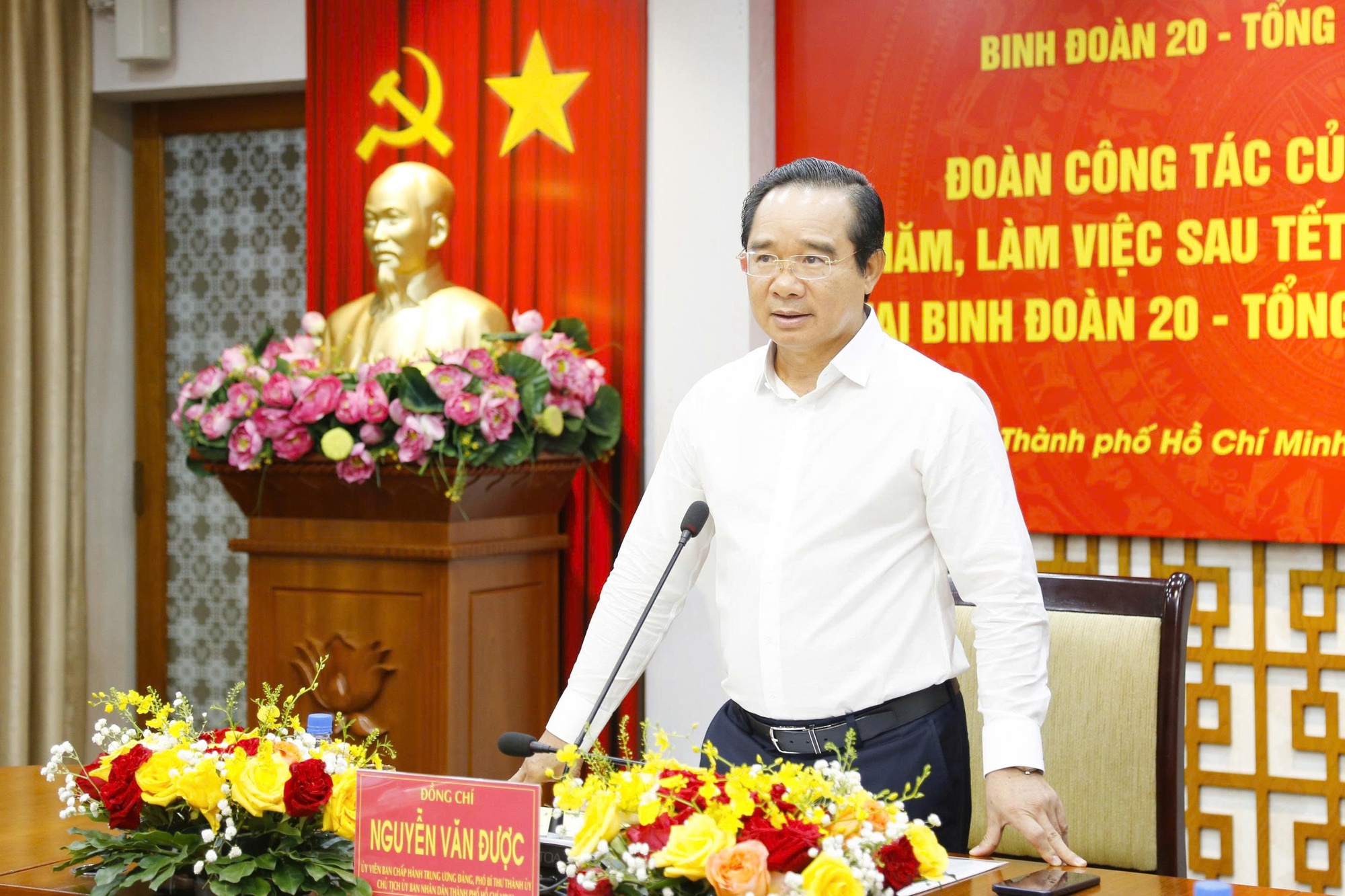 Chủ tịch UBND TP Nguyễn Văn Được thăm Tổng Công ty Tân Cảng Sài Gòn năm 2026 - Ảnh 1.