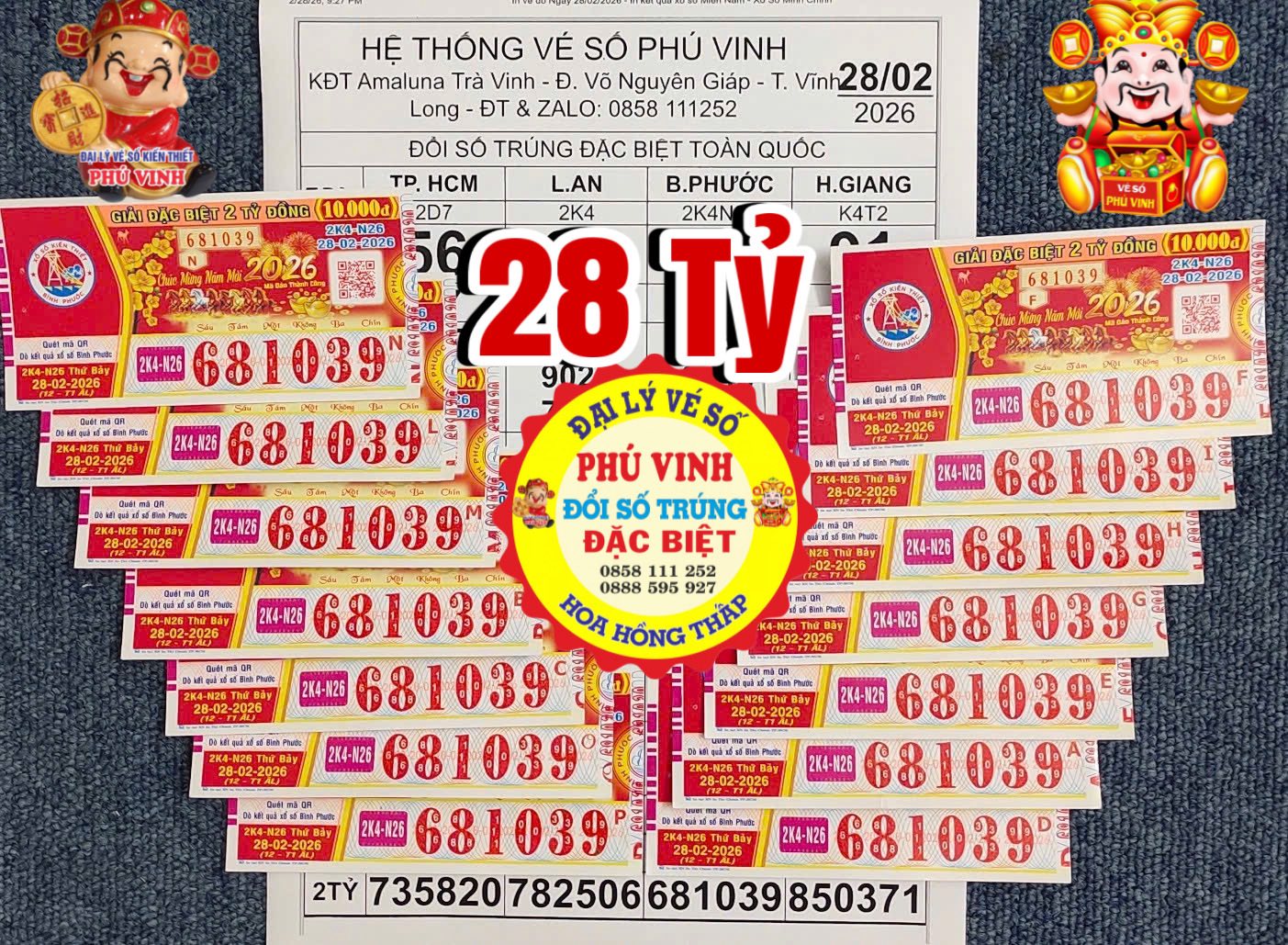 Khách hàng trúng độc đắc Xổ số miền Nam 2026 tại Bình Thuận và Long An - Ảnh 2.