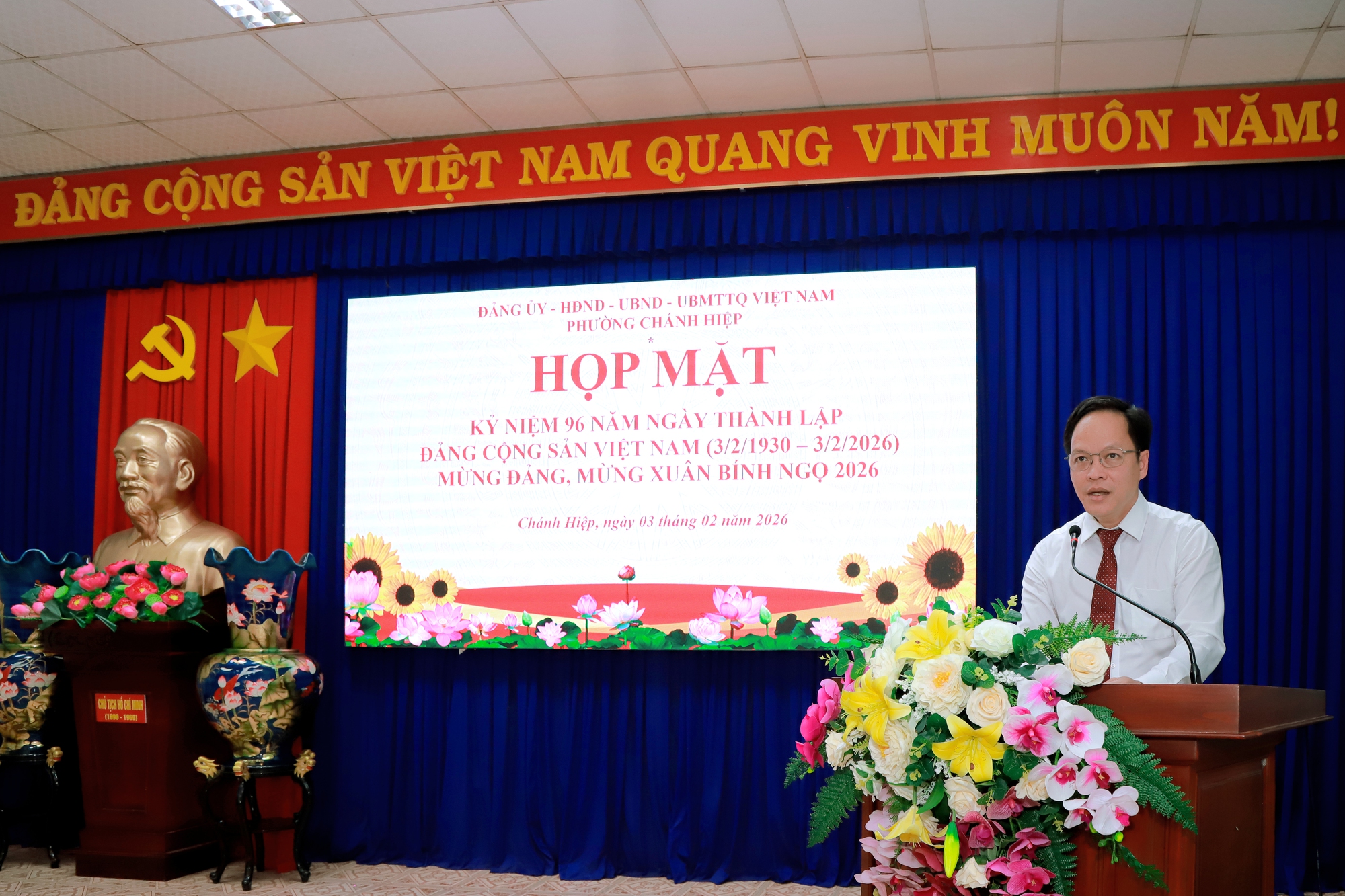 Phường Chánh Hiệp tổ chức Lễ kỷ niệm Ngày thành lập Đảng Cộng sản Việt Nam 2026 - Ảnh 3.