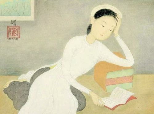 Ruby Tâm Nhi dịu dàng hóa nàng thơ mùa xuân trong tranh Đông Dương - Ảnh 16.