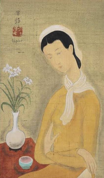 Ruby Tâm Nhi dịu dàng hóa nàng thơ mùa xuân trong tranh Đông Dương - Ảnh 14.