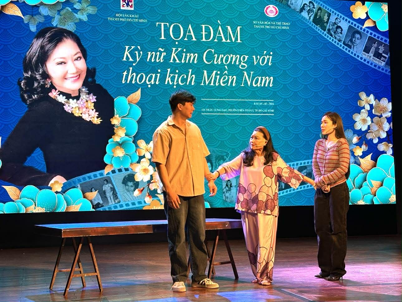 Trương Hạ, Trang Tuyền hồi hộp, xúc động khi được diễn với Kỳ nữ Kim Cương "Lá sầu riêng" - Ảnh 1.