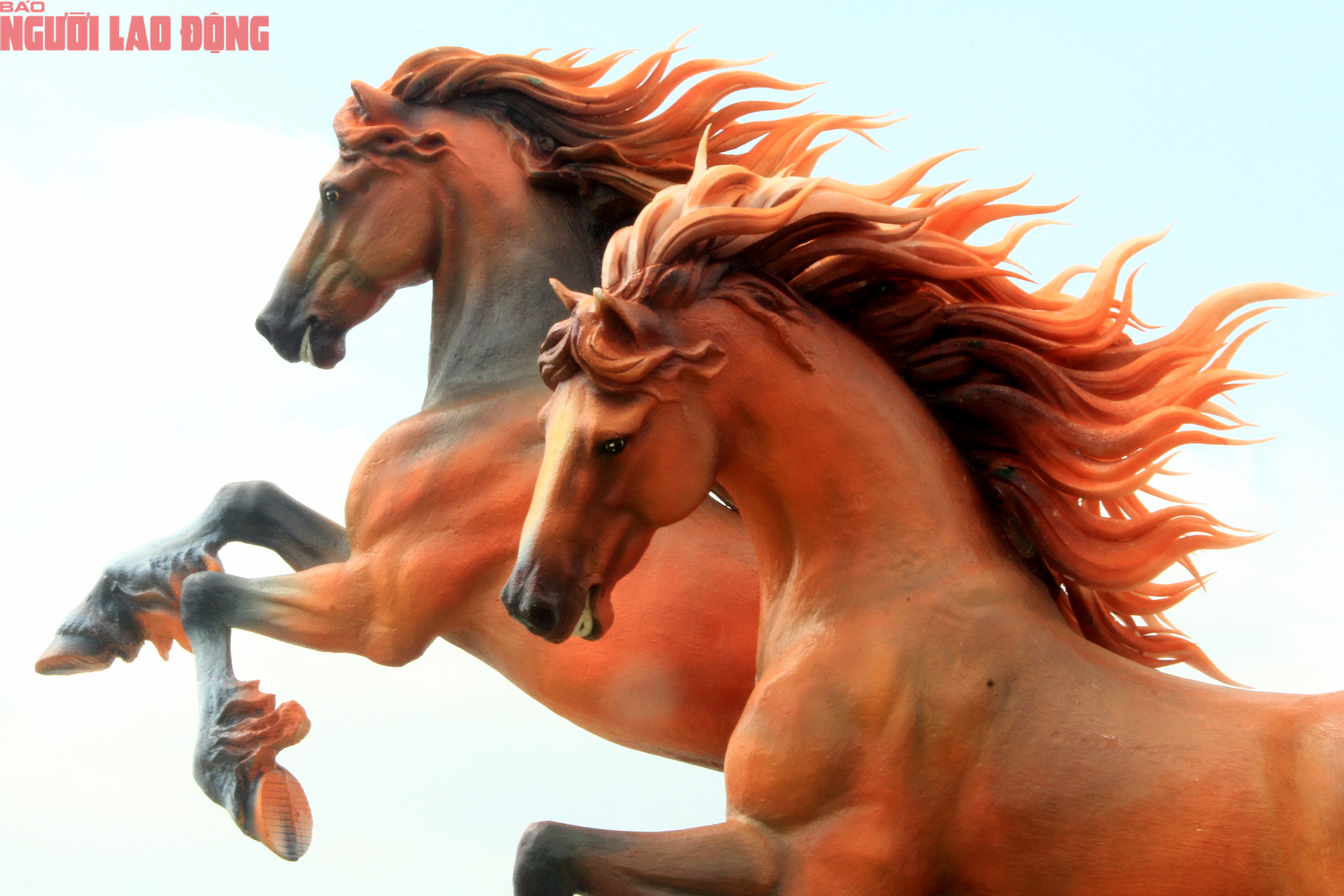 Linh vật ngựa độc đ&aacute;o ở Quảng Trị do nghệ nh&acirc;n Đinh Văn T&acirc;m chế t&aacute;c - Ảnh 6.