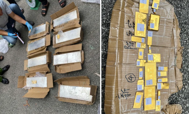 C&ocirc;ng an th&ocirc;ng tin nh&oacute;m đối tượng bu&ocirc;n lậu 1,5 tấn v&agrave;ng bạc  - Ảnh 1.